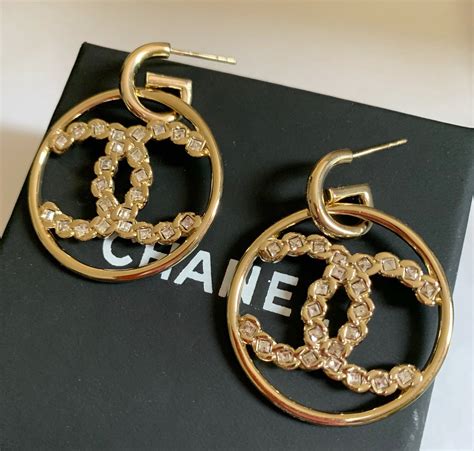 chanel hoop earrings price.